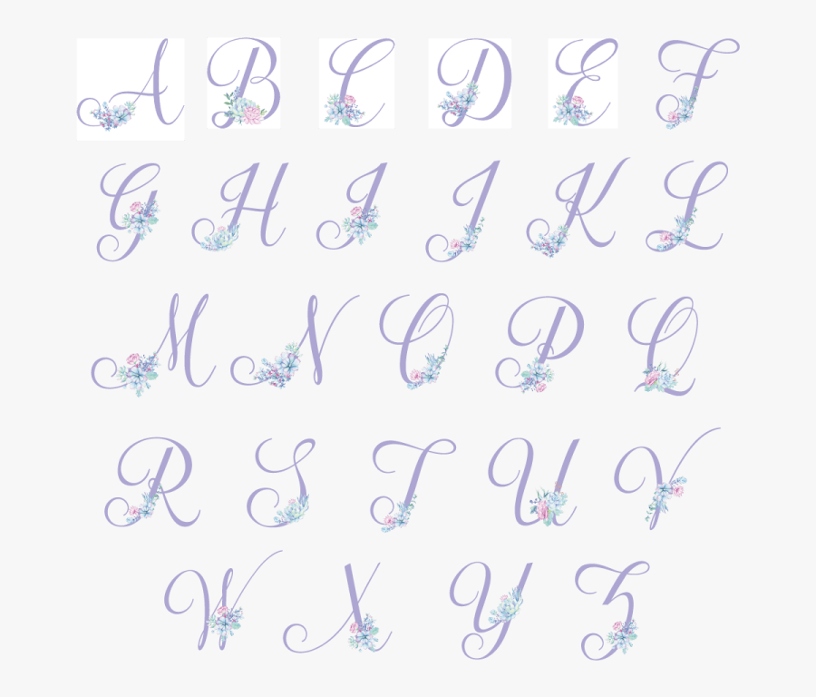 These Trendy Purple Succulent Nursery Initials Are - Silver, Transparent Clipart