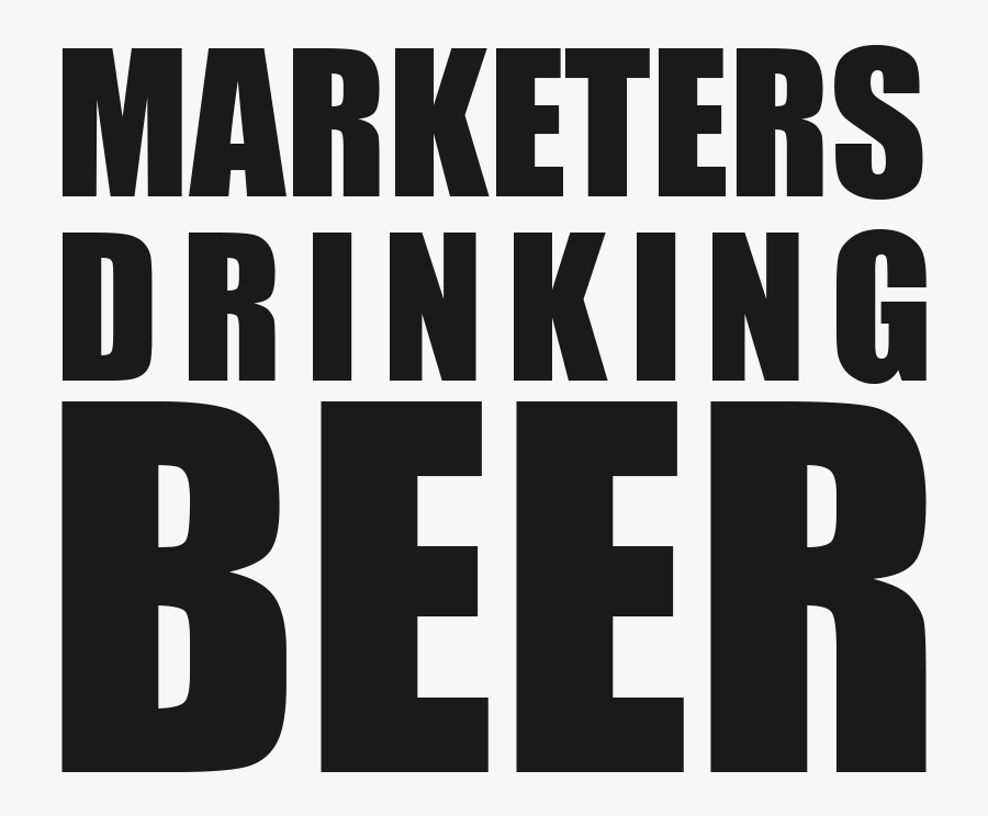 Marketers Drinking Beer - Fetag, Transparent Clipart