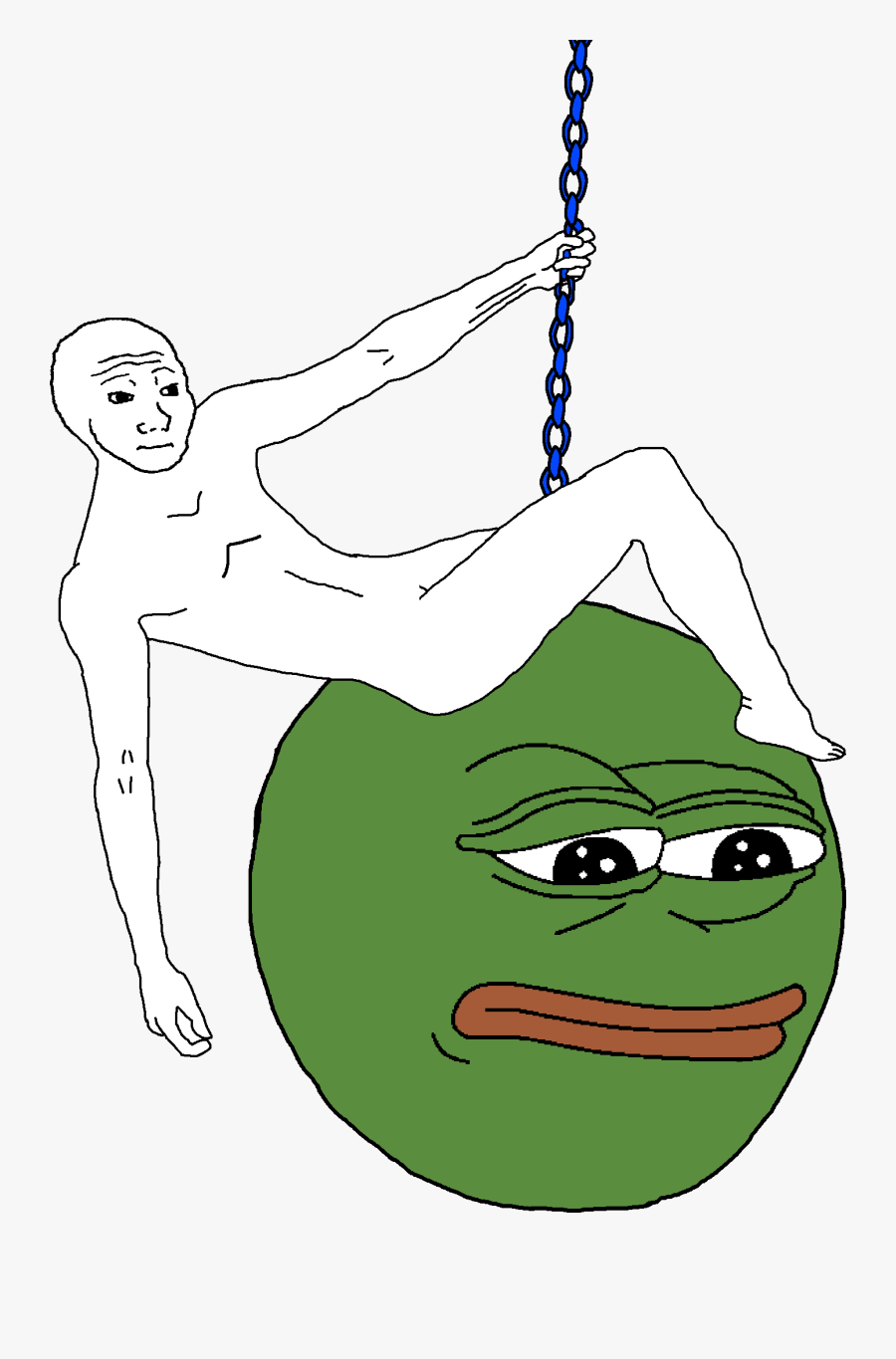 Pepe The Frog Wrecking Ball, Transparent Clipart