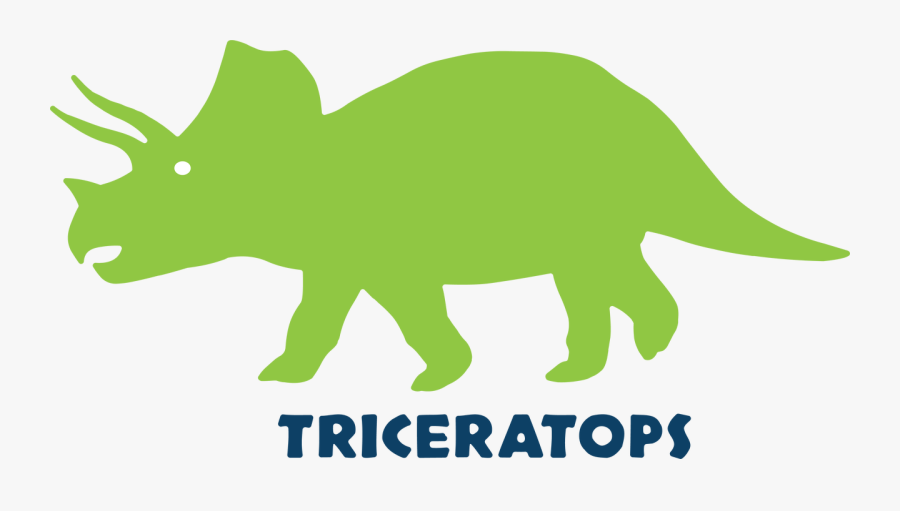 Triceratops Svg Cut File - Silhueta Triceratops, Transparent Clipart