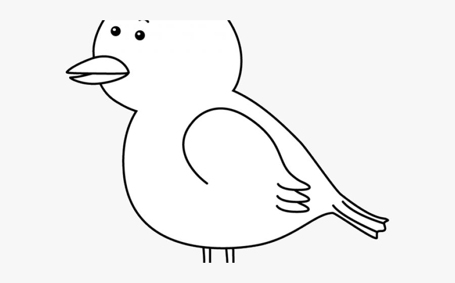 Bird Clipart Outline, Transparent Clipart