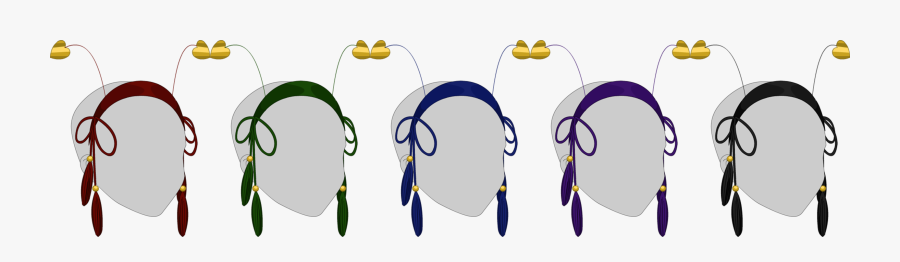 Love Bug Antennae, Transparent Clipart