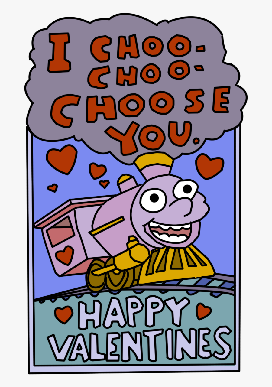Choose You Simpsons Card, Transparent Clipart