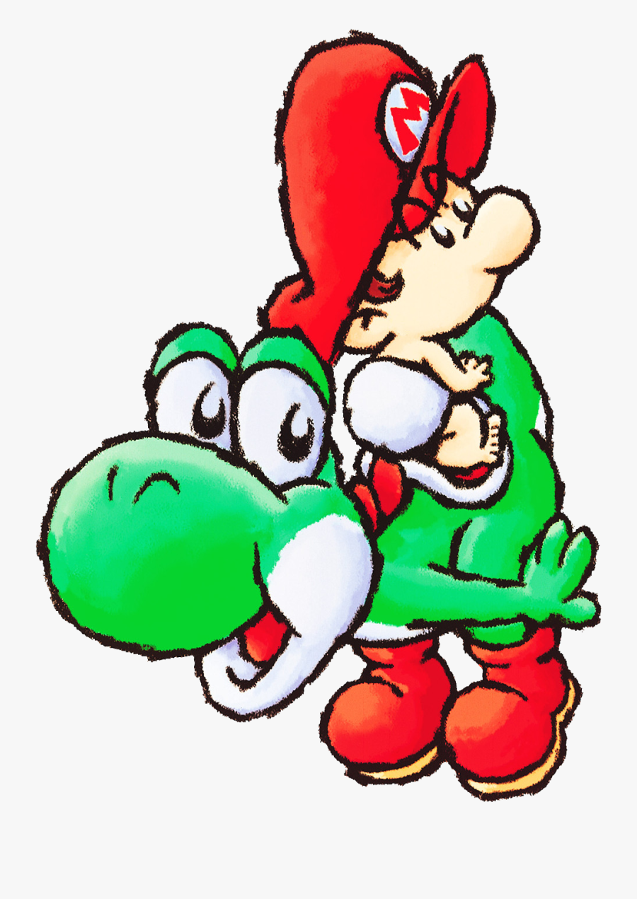 Yoshi Island Baby Mario Clipart , Png Download - Baby Mario Yoshi Island, Transparent Clipart