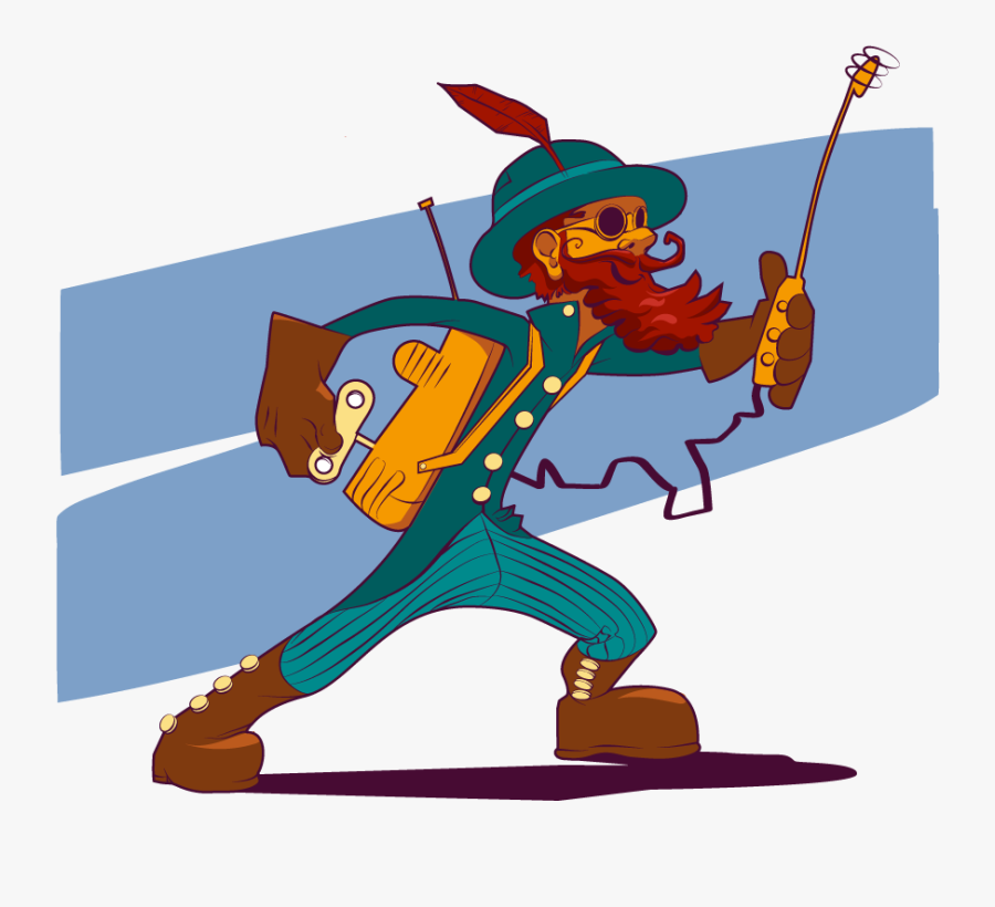 Steampunk Character Concept Art - Illustration, Transparent Clipart