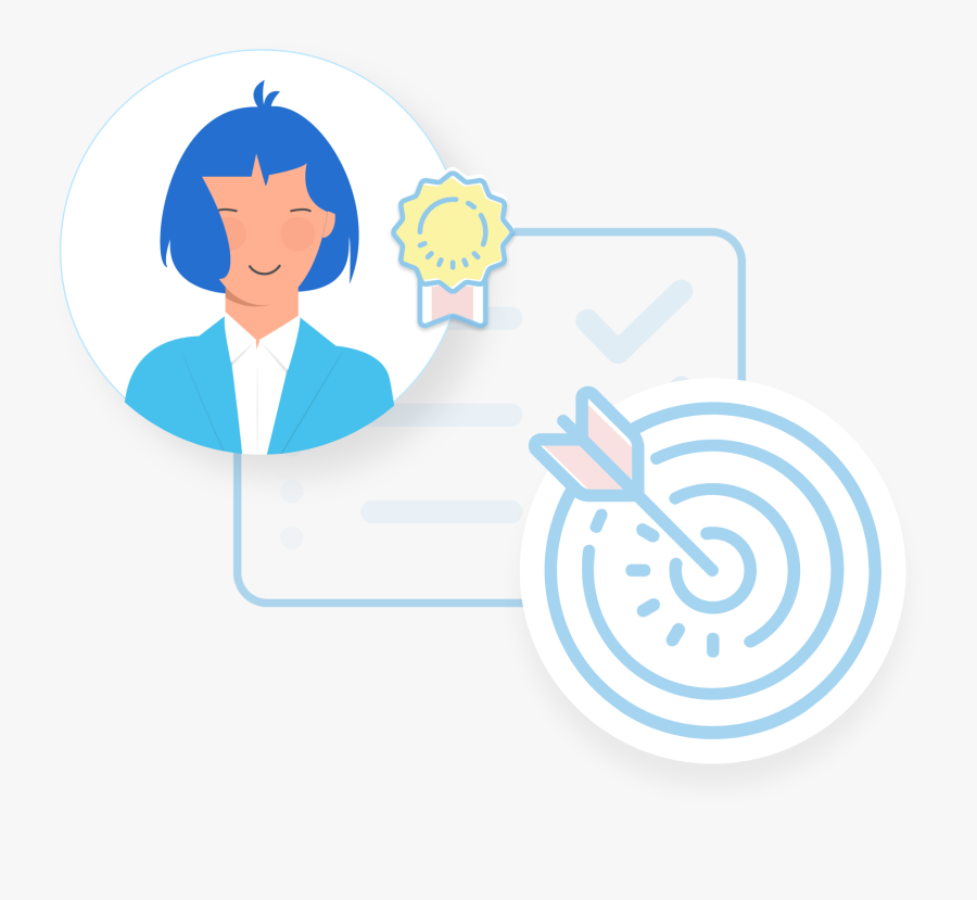 Employee Goal Tracking - Illustration, Transparent Clipart
