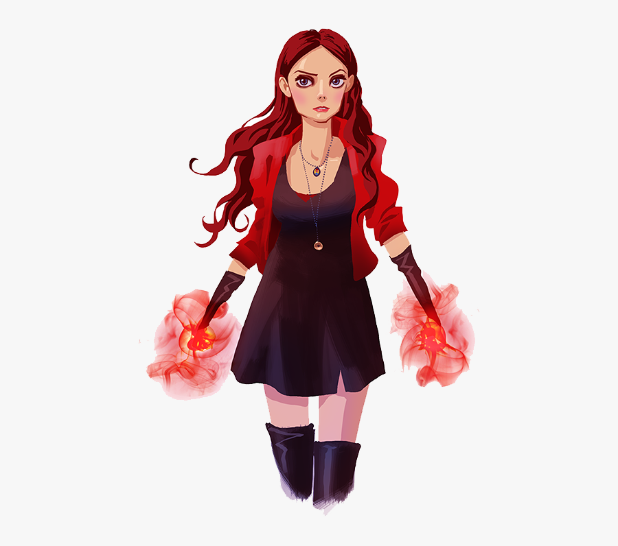 Scarlet Witch Clipart Mcu - Scarlet Witch Civil War Drawing, Transparent Clipart