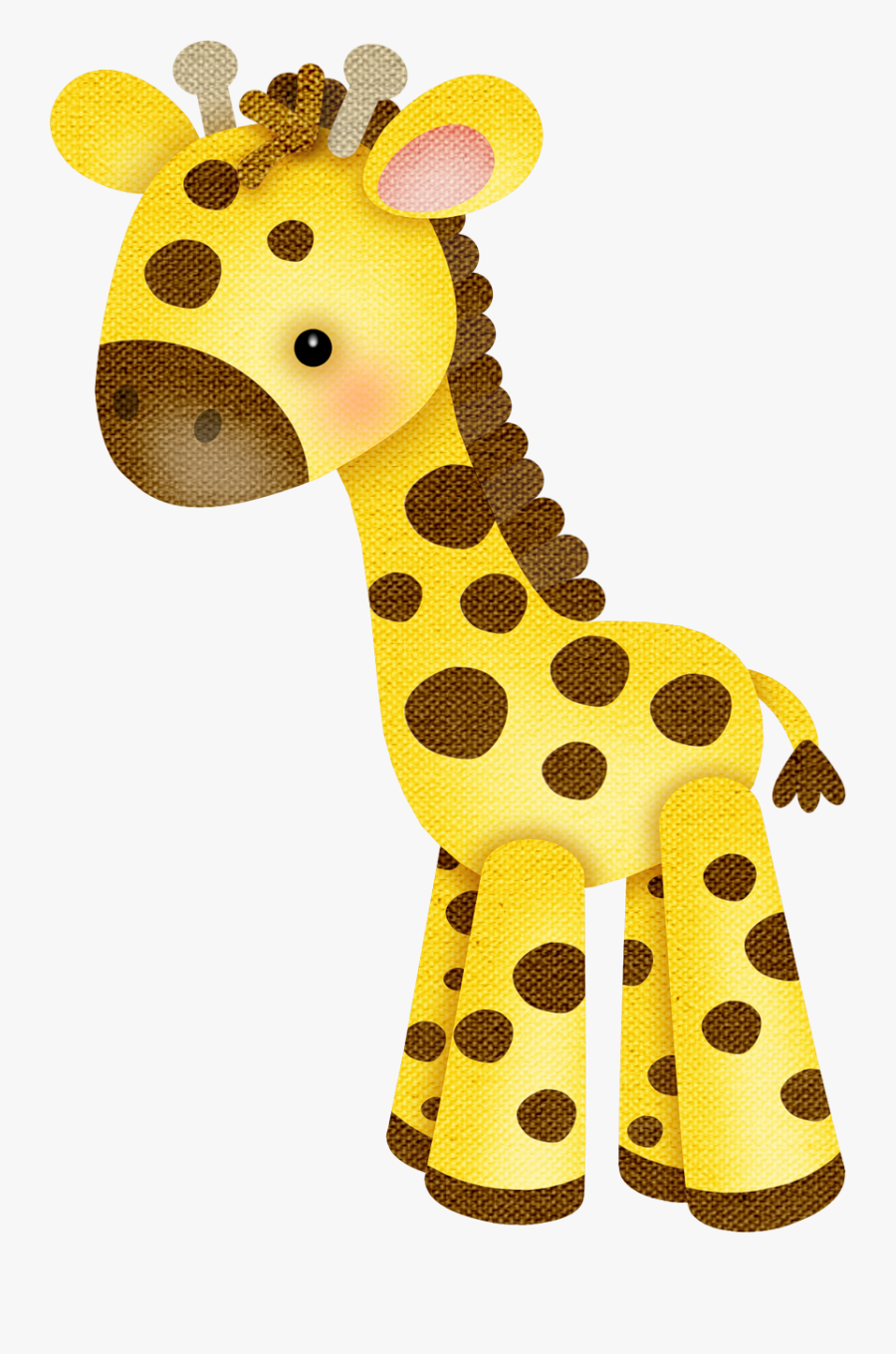 Clip Art Craft Giraffe - Templates Safari, Transparent Clipart