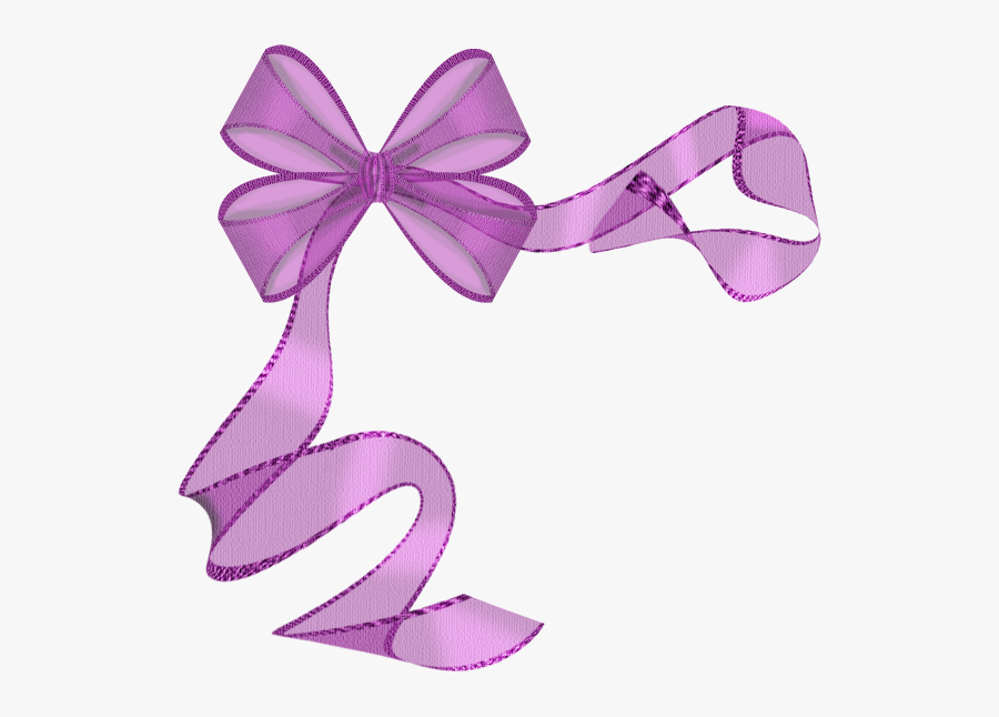 Laços & Fitas Ribbon Art, Ribbon Bows, Ribbons, Bow - Purple Ribbon Png, Transparent Clipart