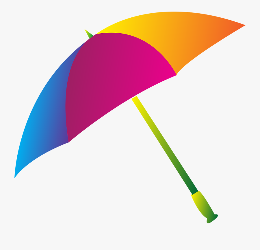 Umbrella, Color, Rain, Colorful, Water, Autumn, Nature - Guarda Chuva Desenho Colorido, Transparent Clipart