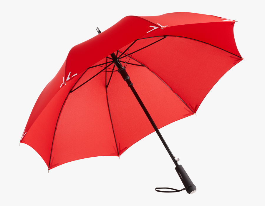 Fare 7571 Safebrella Led Ac Regular Product Banner - Red Umbrella, Transparent Clipart