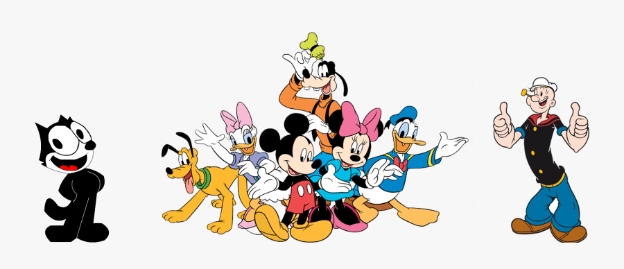 Mickey And Friends Png, Transparent Clipart