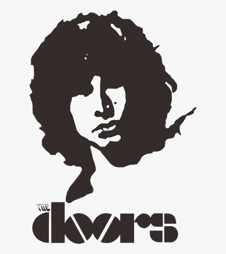 The Doors Logo Black Clip Arts - Jim Morrison The Doors Logo , Free ...