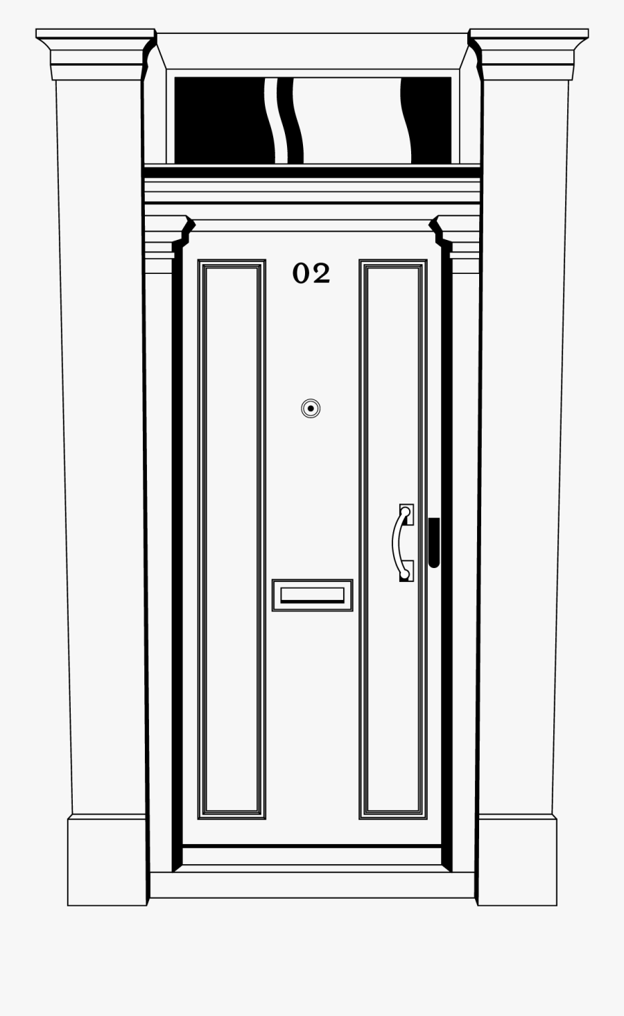 Home Door, Transparent Clipart