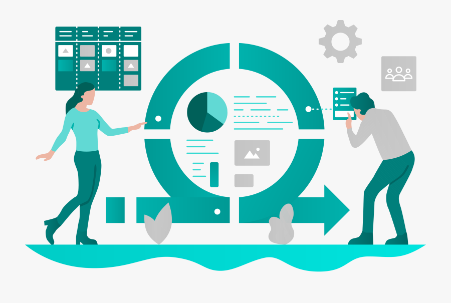 Process - Agile Project Management Vector, Transparent Clipart