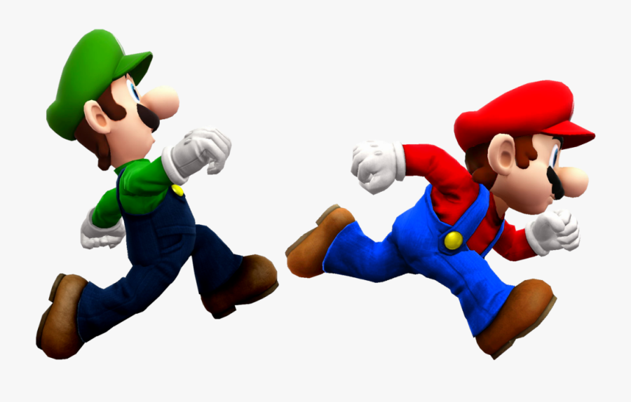 Baby Walking Clip Art - Mario Running Png, Transparent Clipart