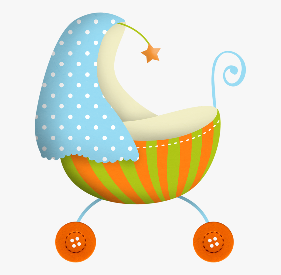 Ladybug Clipart Stroller - Baby Shower Cradle Png, Transparent Clipart