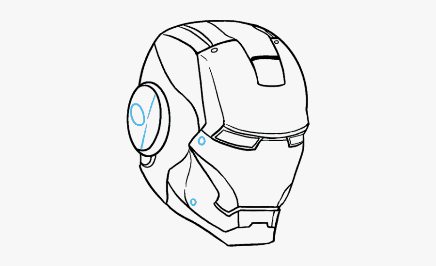 Iron Man Sketch Easy, Transparent Clipart