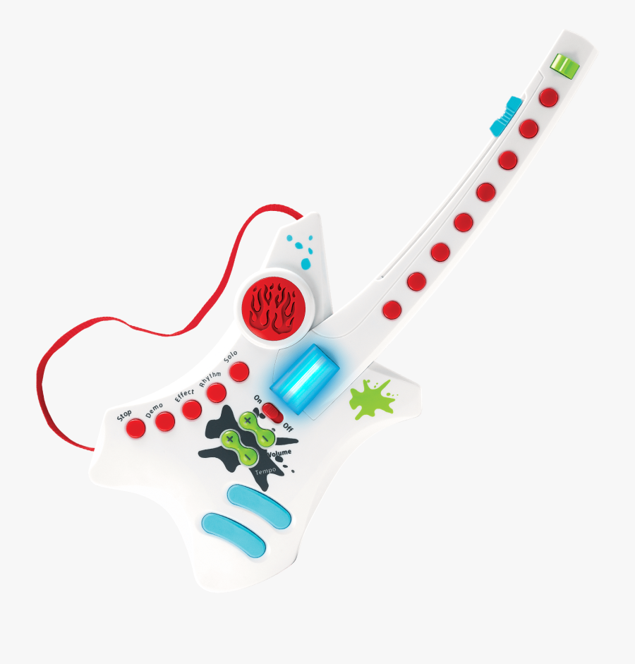 Hamiltonbuhl Do Re Me Early Learning Electric Guitar, - Guitar, Transparent Clipart