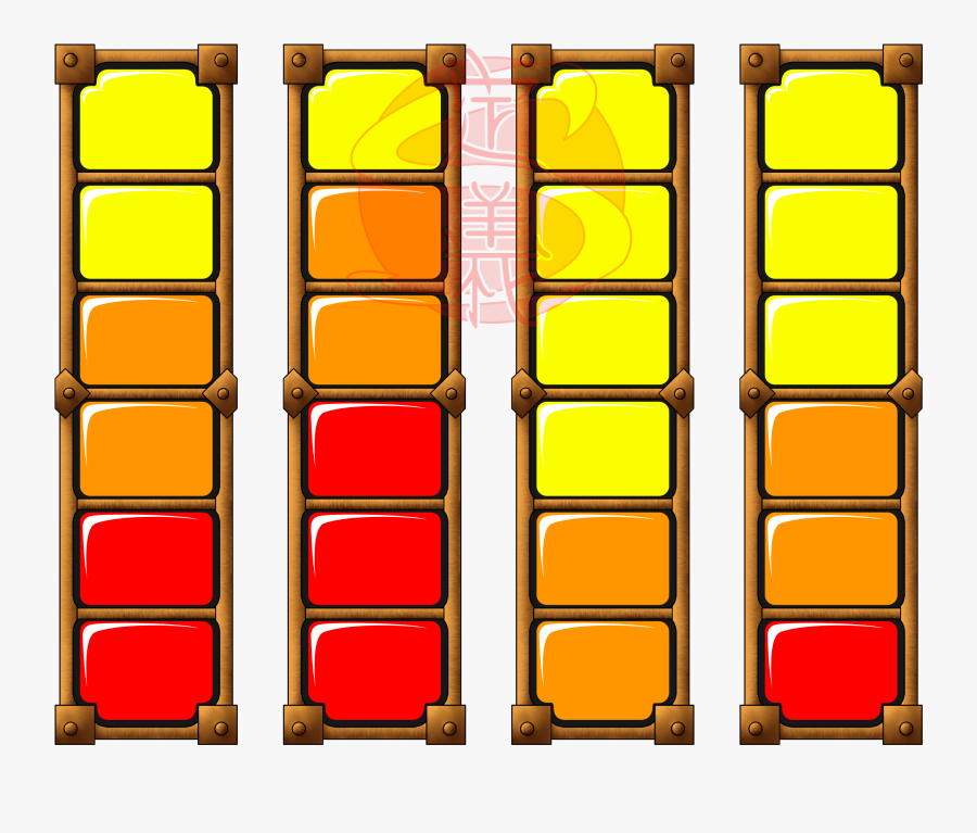 Volume Bars Brass, Transparent Clipart