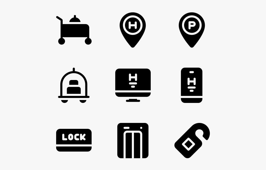 Hotel Service - Icon, Transparent Clipart