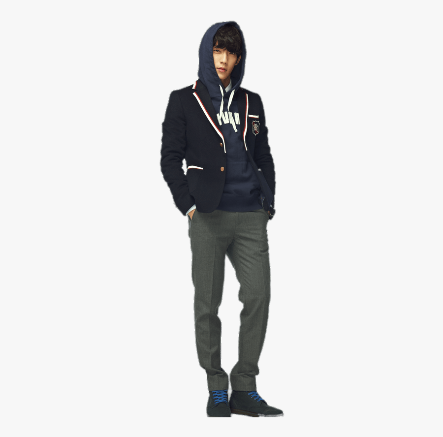 B1a4 Gongchan Posing For Smart School Uniform Clip - Lululemon More Miles Pack Review, Transparent Clipart