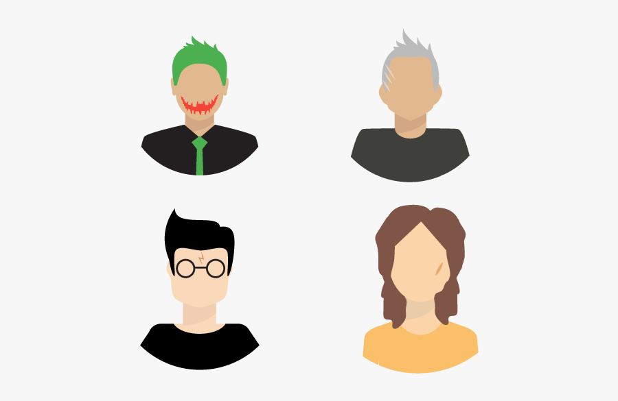 Characters With Sxars, Transparent Clipart