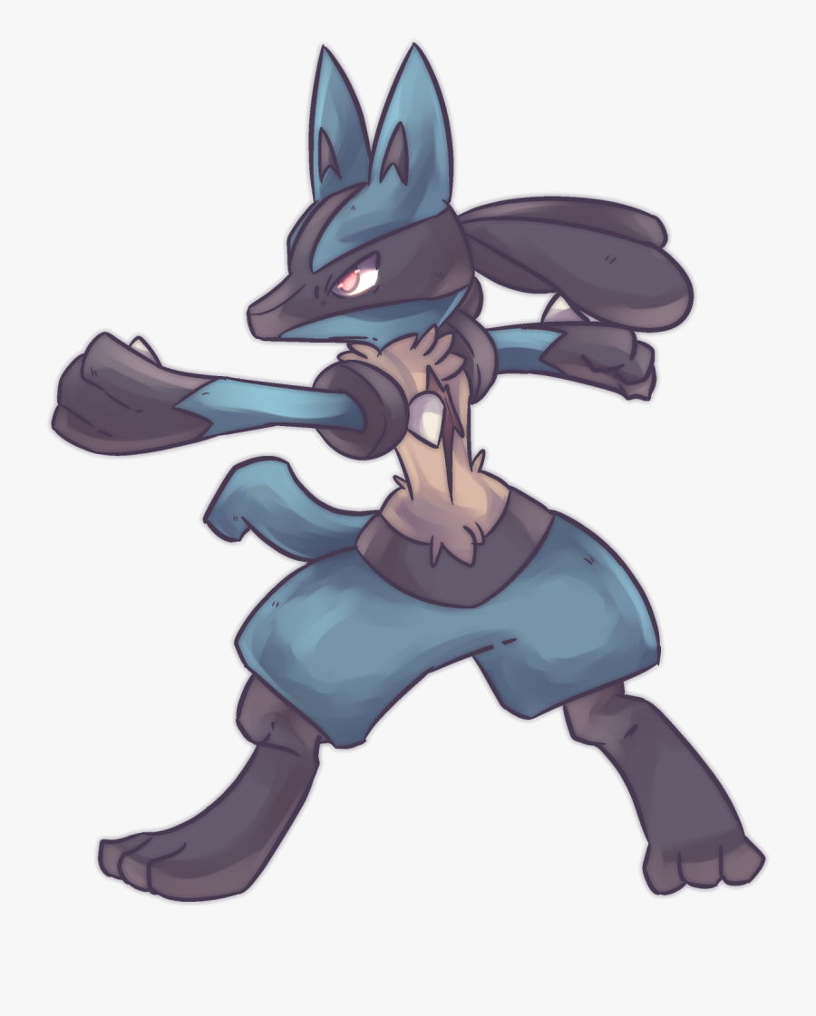 Lucario, With A Scar 
26th Of These Little $5 Commissions - Cartoon, Transparent Clipart