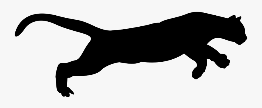 Puma - Puma Silhouette Png, Transparent Clipart