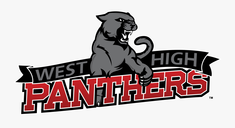 Puma Vector Panther - West High School Logo, Transparent Clipart