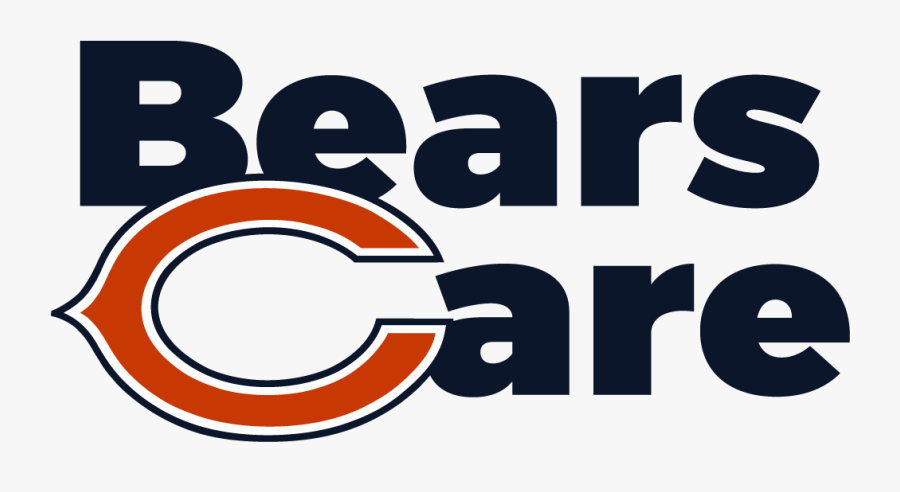 Bears Care Stacked Rgb - Chicago Bears, Transparent Clipart