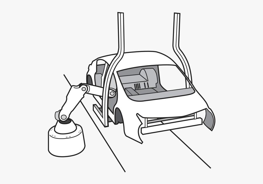Machine Automation - Line Art, Transparent Clipart
