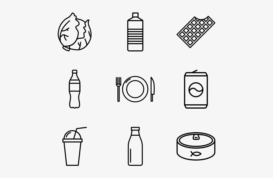 Drinks And Food - Bon, Transparent Clipart