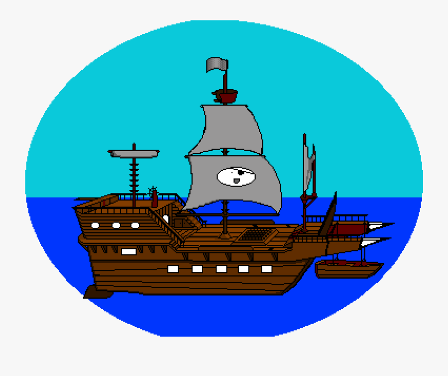 Galleon, Transparent Clipart