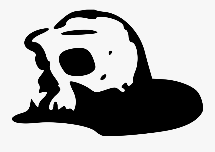 Skull Face Computer Icons Jaw Nose - Clip Art, Transparent Clipart