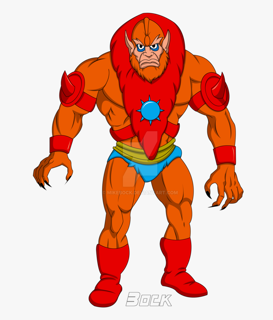 Beast Man He-man Trap Jaw Male Clip Art - Master Of The Universe Beastman Cartoon, Transparent Clipart