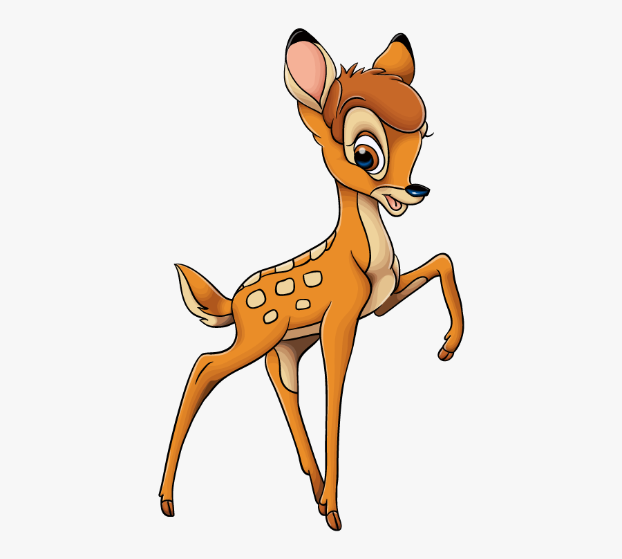 Beginners Drawing Art - Bambi Cartoon Drawing, Transparent Clipart
