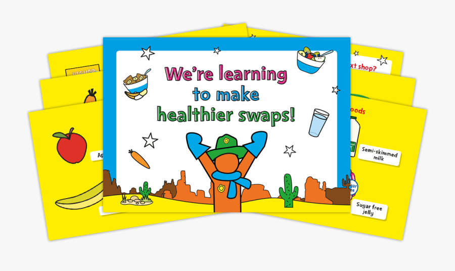 Healthier Swaps Display Board - Change4life Printable, Transparent Clipart