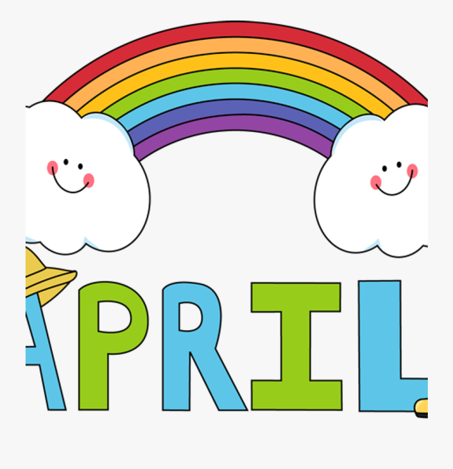 April Clipart Free Month Clip Art Month Of April Rainbow - Transparent Transparent Background April Clipart, Transparent Clipart