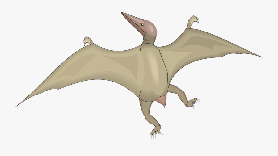 Happy, Wings, Dancing, Dinosaur, Ancient, Dance - Pterodactyl Dinosaur, Transparent Clipart