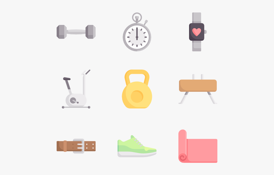 Gym Equipment, Transparent Clipart