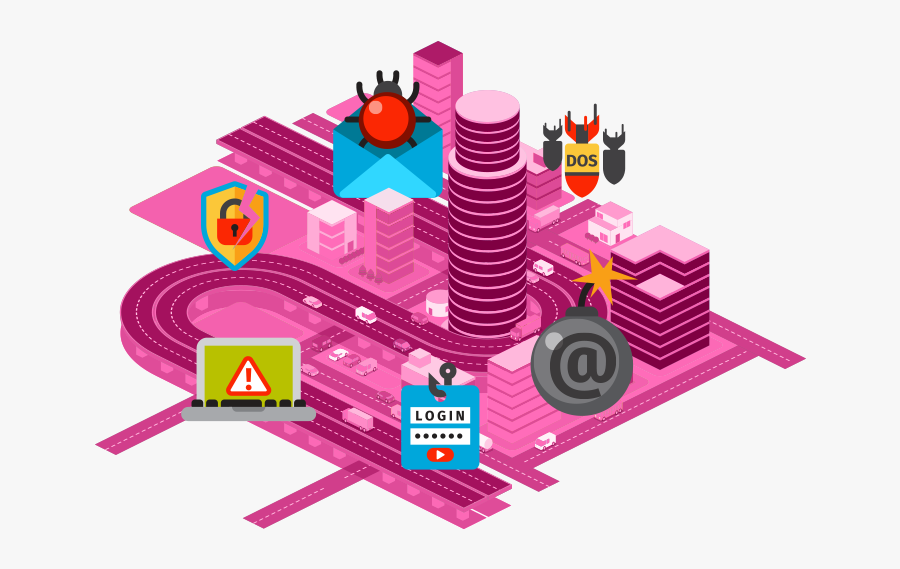 Cyber Security Smart Buildings, Transparent Clipart