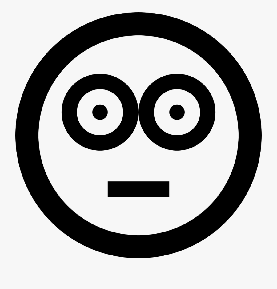 Baffled Emoticon Smiley Shocked Face - Icono Happy, Transparent Clipart
