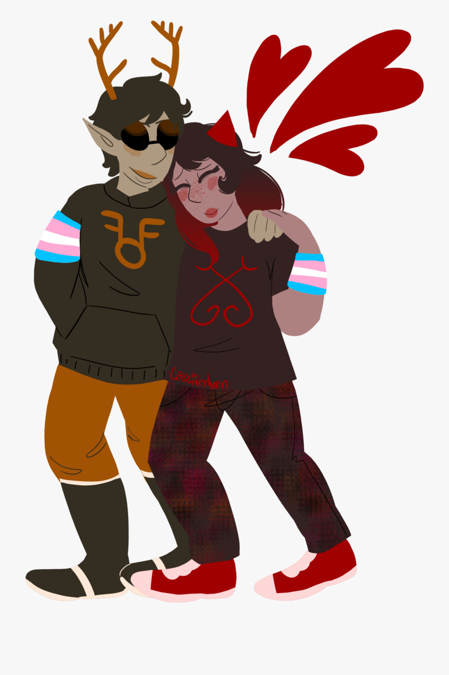 Tetrarch Dammek Xefros Tritoh Trans Hc Xefdam Hiveswap - Hiveswap, Transparent Clipart