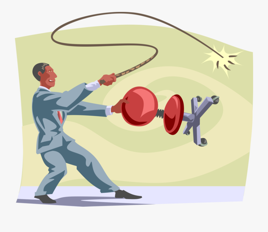 Entrepreneur As Vector Image - Bullwhip And A Chair, Transparent Clipart
