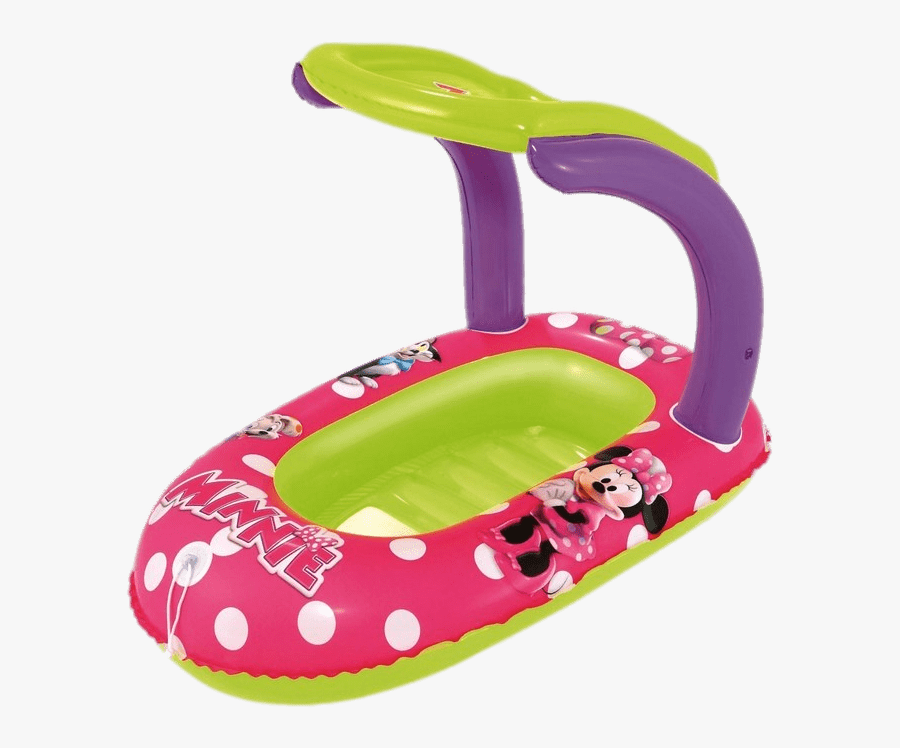 Minnie Mouse Inflatable Dinghy With Roof Clip Arts - Detsky Nafukovaci Clun, Transparent Clipart