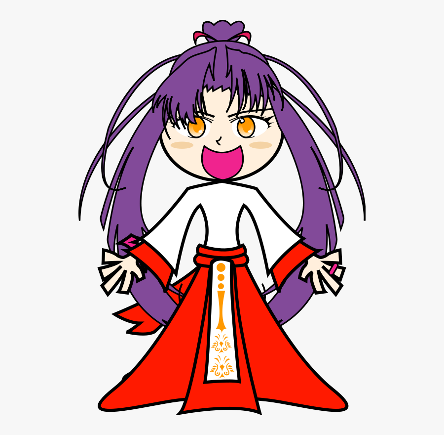 Girl, People, Woman, Asian, Japanese, Geisha - Purple Girl Clipart, Transparent Clipart