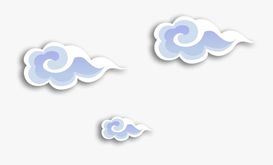 Transparent Meteorology Clipart - Chinese Clouds Transparent, Transparent Clipart