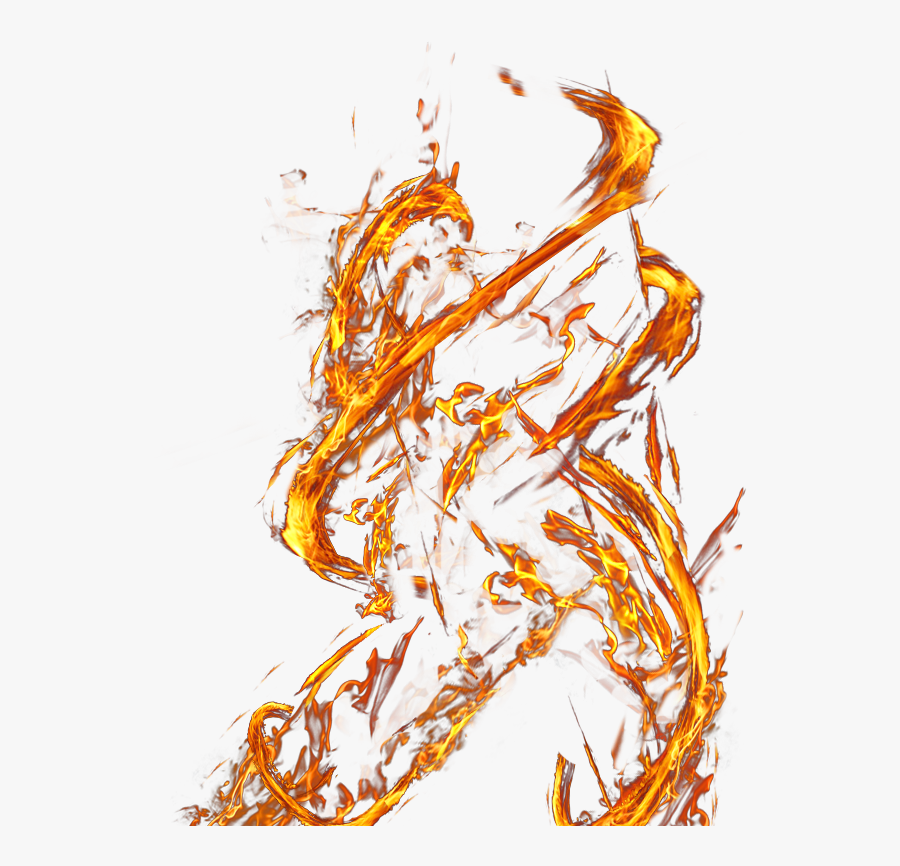 Drawing Spiral Fire - Flaming Png, Transparent Clipart