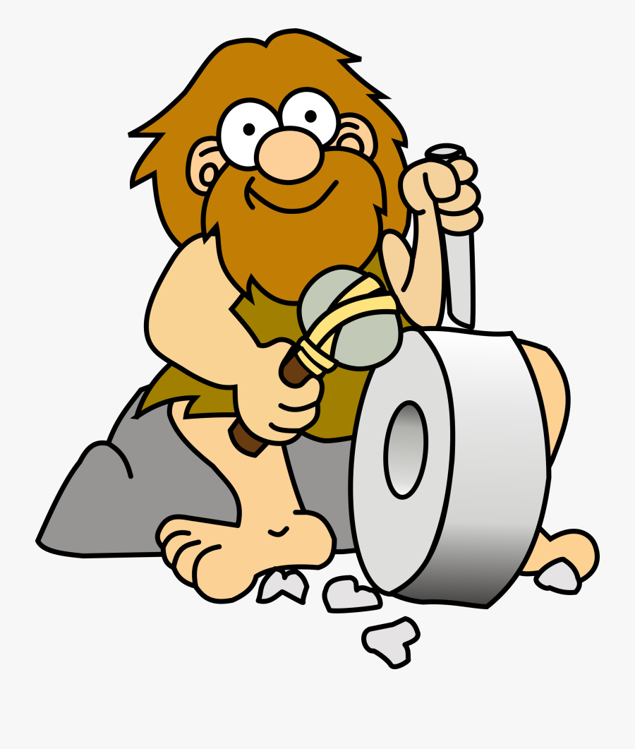 Clipart Hammer Hammer Chisel - Cave Man Clip Art, Transparent Clipart